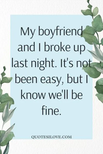 Breakup Announcement Quotes