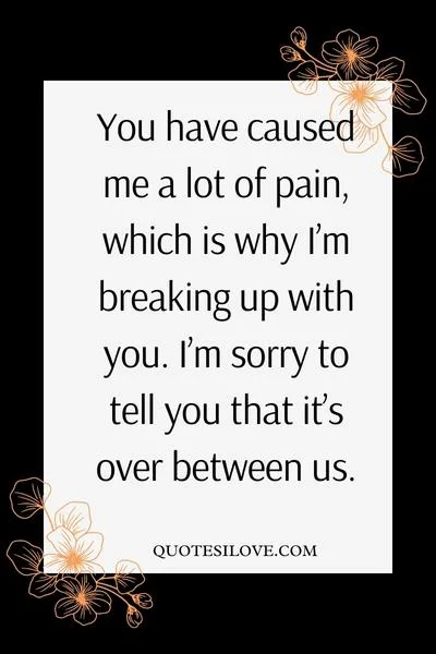 Breakup Quotes for Her From the Heart