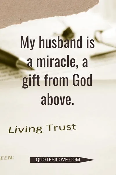 My Husband Is a Gift from God Quotes