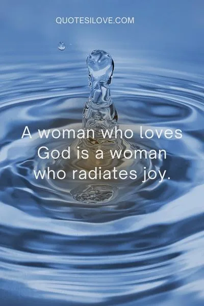A Woman Who Loves God Quotes