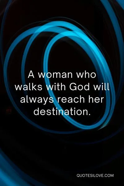 A Woman Who Loves God Quotes