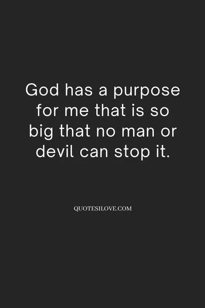 I Know God Has a Plan for Me Quotes