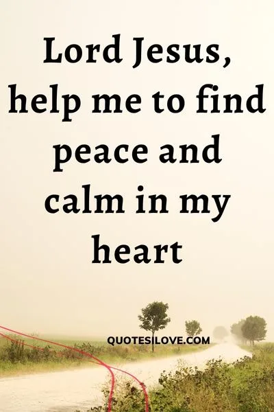 Prayer for Peace of Mind Quotes
