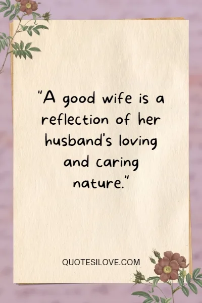I Will Be a Good Wife Quotes