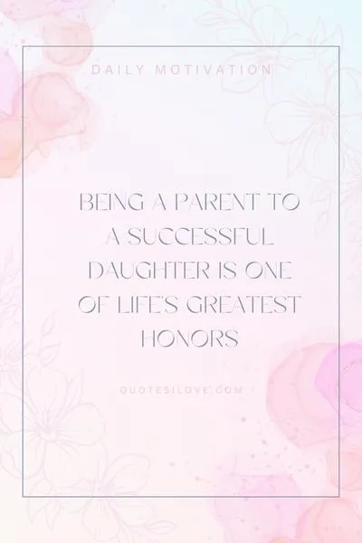 Proud Parents Quotes for Daughters Achievement