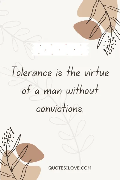 Quotes About Tolerance