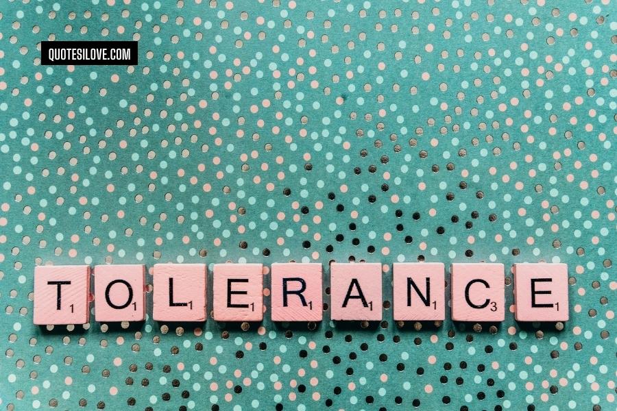 Quotes About Tolerance in Life