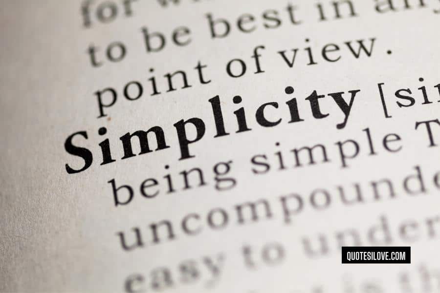 Simplicity is My Attitude Quotes