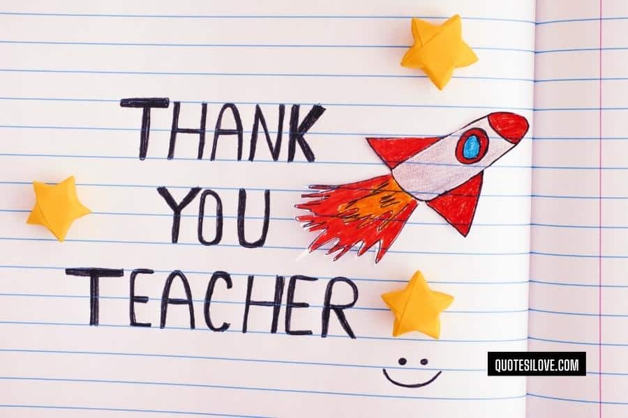 Thank You Quotes for Teachers From Students