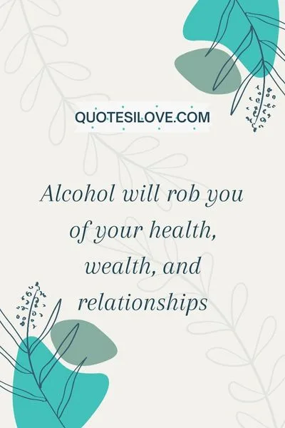 Anti Alcohol Quotes