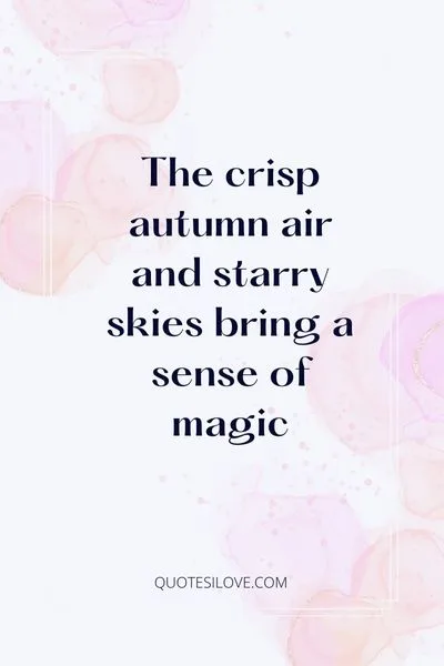 Autumn Nights Quotes