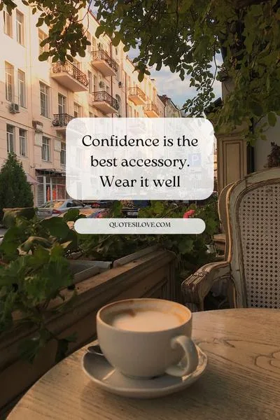 Confidence Is the Best Accessory Quotes Confidence Is the Best Accessory Quotes