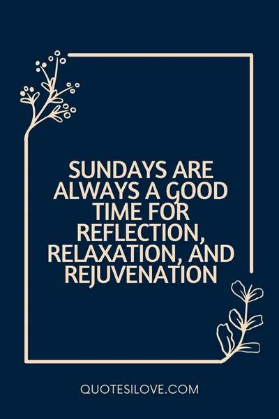 Sunday Attitude Quotes