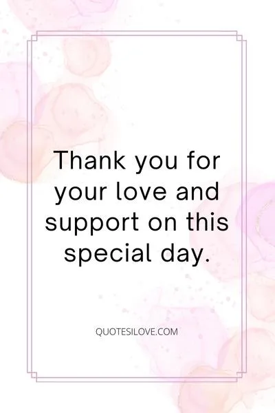 Thank You Quotes for Baptism