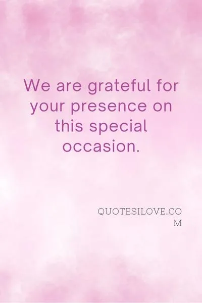 Thank You Quotes for Baptism