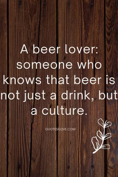 Beer Lover Quotes