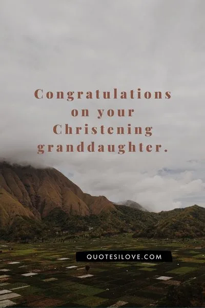 Christening Quotes for Granddaughter