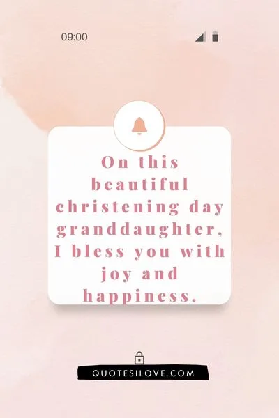 Christening Quotes for Granddaughter