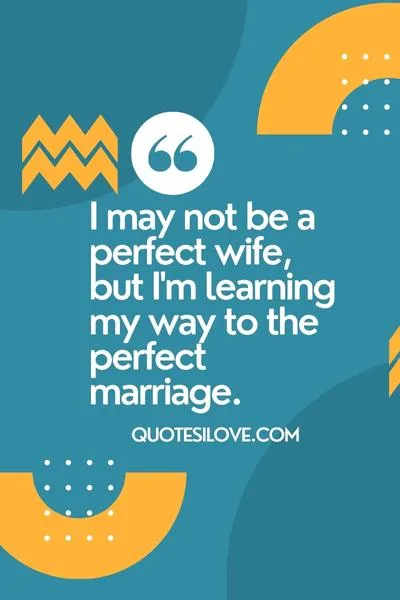 I May Not Be a Perfect Wife Quotes I May Not Be a Perfect Wife Quotes