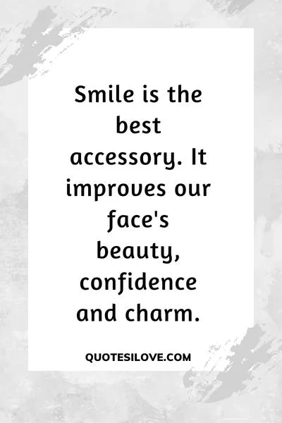 Smile Is the Best Accessory Quotes