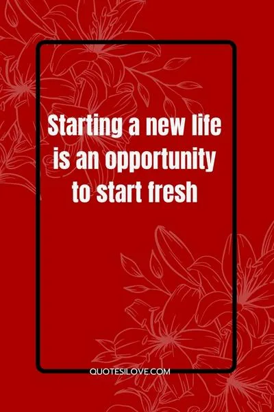 Starting a New Life in a New Country Quotes