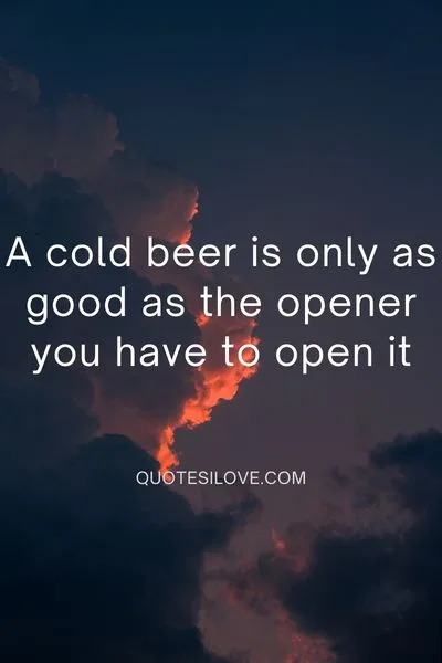 Beer Opener Quotes Beer Opener Quotes
