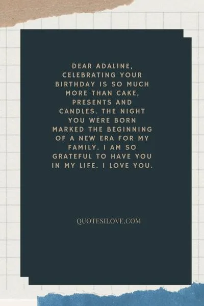 Happy Birthday Adaline Quotes and Wishes Happy Birthday Adaline Quotes and Wishes
