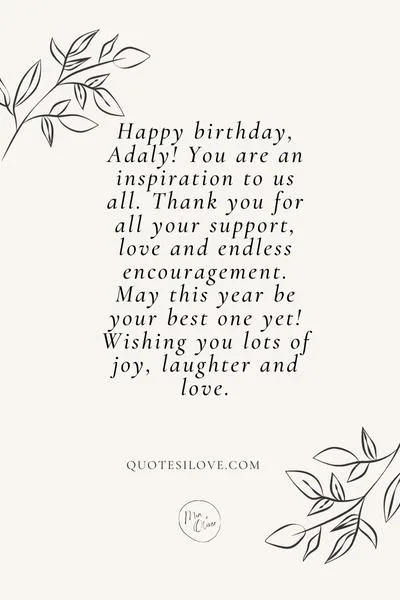 Happy Birthday Adaly Quotes and Wishes