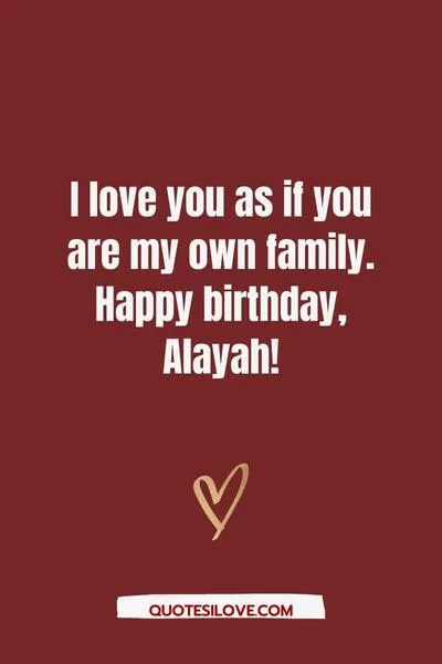 Happy Birthday Alayah Wishes and Quotes