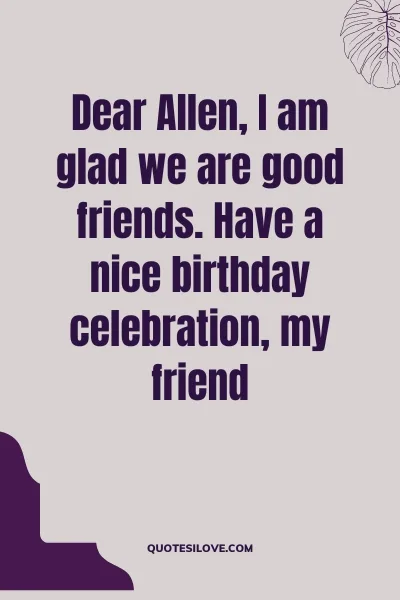 Happy Birthday Allen Wishes and Quotes Happy Birthday Allen Wishes and Quotes