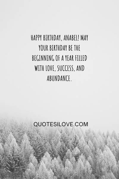 Happy Birthday Anabel Quotes and Wishes Happy Birthday Anabel Quotes and Wishes
