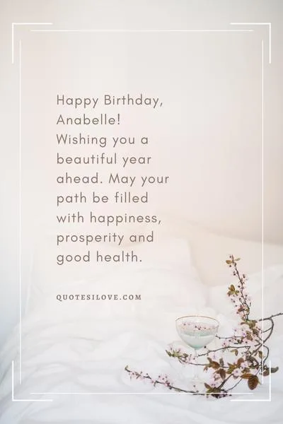 Happy Birthday Anabelle Quotes and Wishes Happy Birthday Anabelle Quotes and Wishes