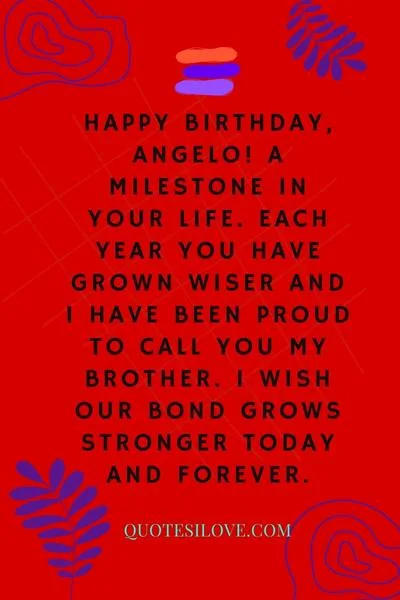 Happy Birthday Angelo Quotes and Wishes Happy Birthday Angelo Quotes and Wishes