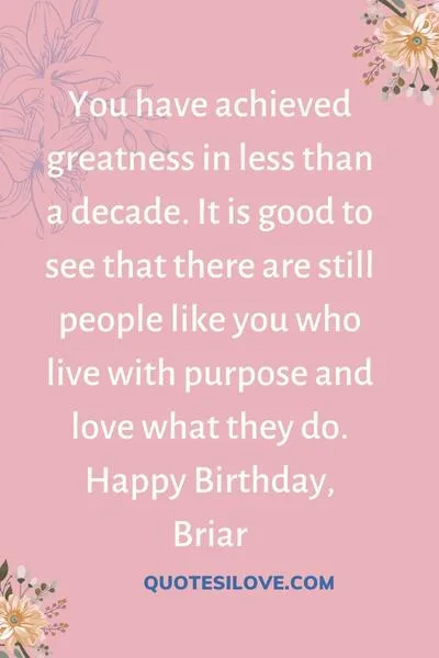 Happy Birthday Briar Quotes and Wishes