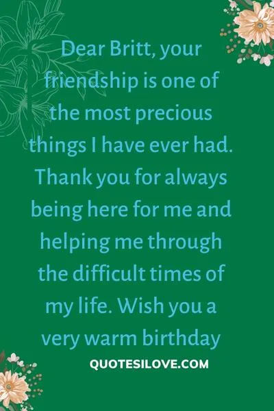 Happy Birthday Britt Quotes and Wishes Happy Birthday Britt Quotes and Wishes