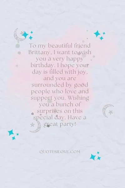 Happy Birthday Brittany Quotes and Wishes Happy Birthday Brittany Quotes and Wishes