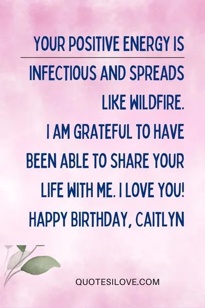 Happy Birthday Caitlyn Quotes and Wishes