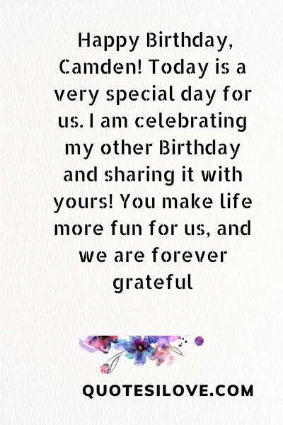 Happy Birthday Camden Quotes and Wishes Happy Birthday Camden Quotes and Wishes