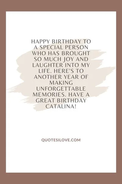 Happy Birthday Catalina Quotes and Wishes Happy Birthday Catalina Quotes and Wishes