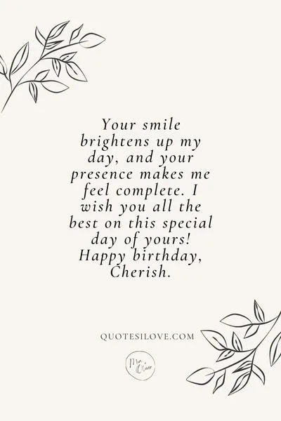 Happy Birthday Cherish Quotes and Wishes Happy Birthday Cherish Quotes and Wishes