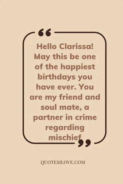 Happy Birthday Clarissa Quotes and Wishes Happy Birthday Clarissa Quotes and Wishes