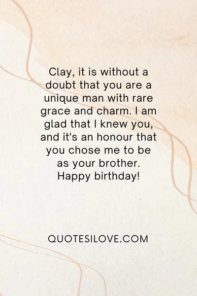 Happy Birthday Clay Quotes and Wishes - Quotes I Love