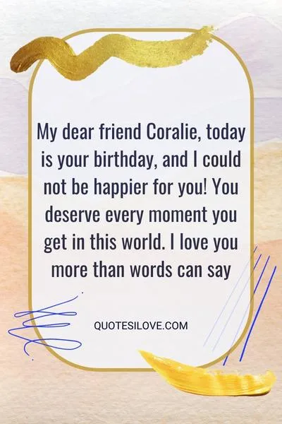 Happy Birthday Coralie Quotes and Wishes Happy Birthday Coralie Quotes and Wishes