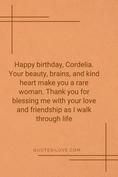 Happy Birthday Cordelia Quotes and Wishes Happy Birthday Cordelia Quotes and Wishes