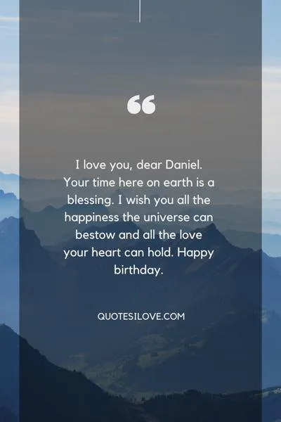 Happy Birthday Daniel Wishes and Quotes