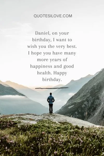Happy Birthday Daniel Wishes and Quotes