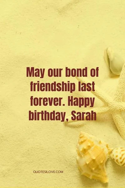 Happy Birthday Sarah Quotes Happy Birthday Sarah Quotes