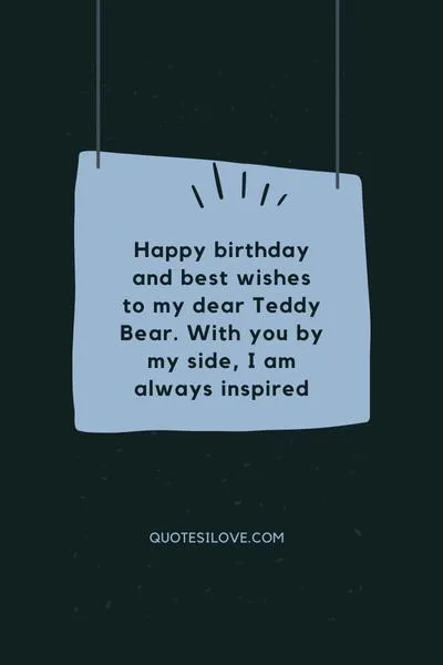 Happy Birthday Teddy Bear Wishes and Quotes Happy Birthday Teddy Bear Wishes and Quotes