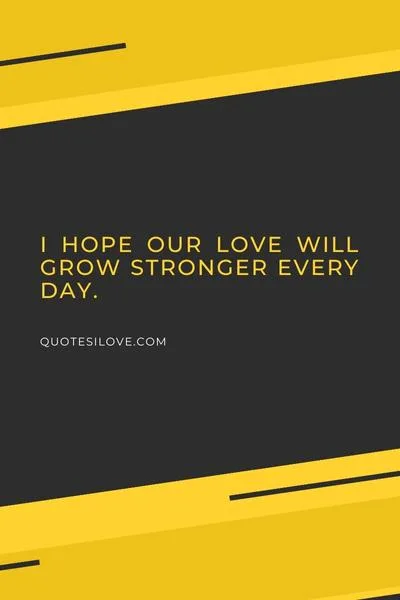I Hope Our Love Never Ends Quotes