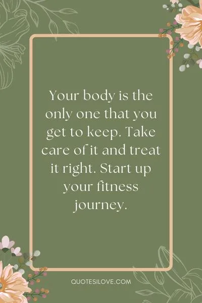 Starting Fitness Journey Quotes